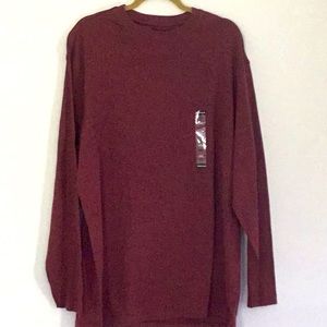 Perry Ellis Long Sleeve Sweater. 100% Cotton. Business, Casual Wear.